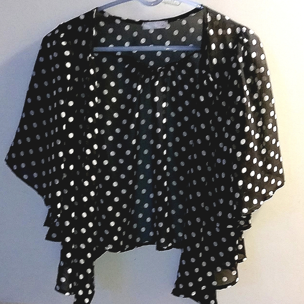 S4U polka dot semi-sheer